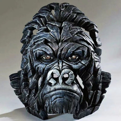 Contemporary Resin Animal Sculptures – Nature Inspired Home Décor - Chimpanzee - 