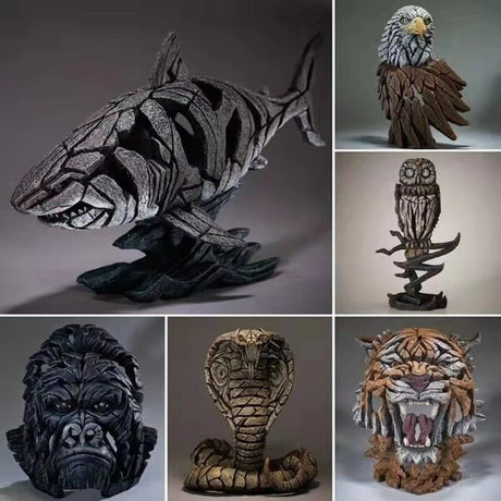 Contemporary Resin Animal Sculptures – Nature Inspired Home Décor - The elephant - 
