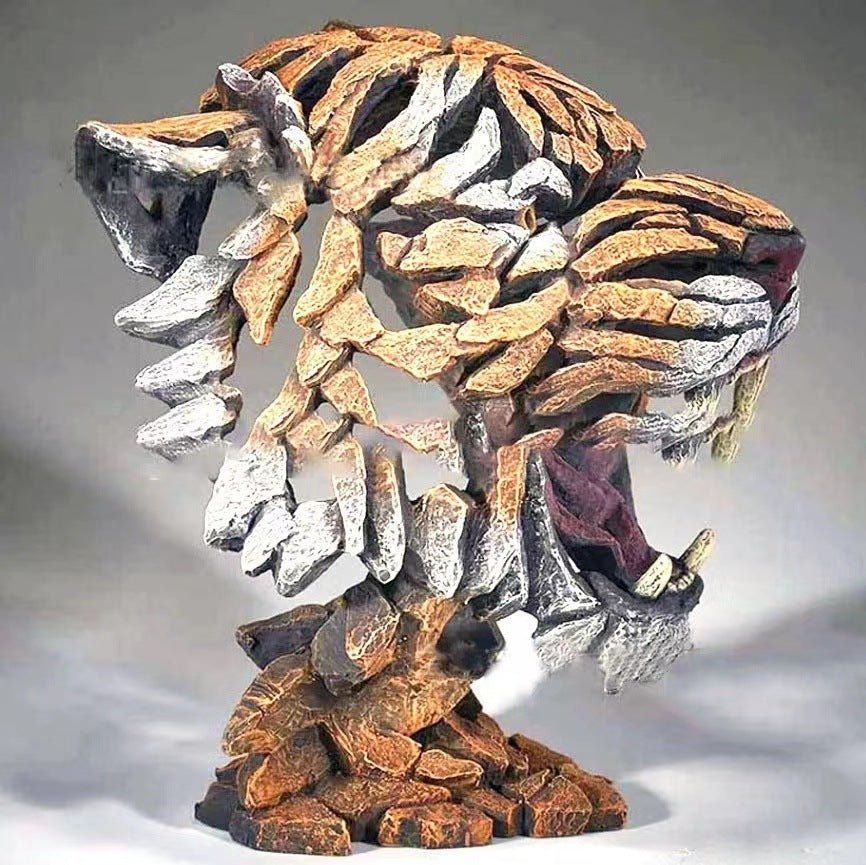 Contemporary Resin Animal Sculptures – Nature Inspired Home Décor - Chameleon - 