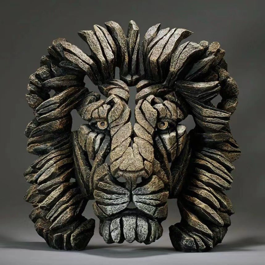 Contemporary Resin Animal Sculptures – Nature Inspired Home Décor - Chameleon - 
