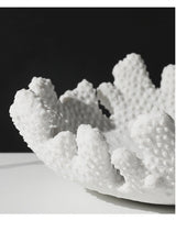 Coral - Inspired Resin Fruit Bowl – Modern Minimalist Decorative Plate - Coral flower - 