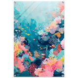 "Coral Symphony" – Underwater Reef Wall Art Print - Acrylic Print - 60x90 cm / 24x36″ - 