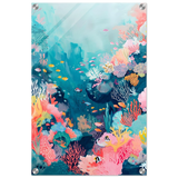 "Coral Symphony" – Underwater Reef Wall Art Print - Acrylic Print - 40x60 cm / 16x24″ - 