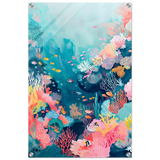 "Coral Symphony" – Underwater Reef Wall Art Print - Acrylic Print - 50x75 cm / 20x30″ - 