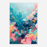 "Coral Symphony" – Underwater Reef Wall Art Print - Aluminum Print - 50x75 cm / 20x30″ - 
