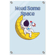 Cosmic Escape: Need Some Space | Motivational pop art wall art print - 30x45 cm / 12x18″ - Acrylic Print - 