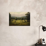 Countryside Landscape Wall Art - Brushed Aluminum Print - 50x75 cm / 20x30″ - 