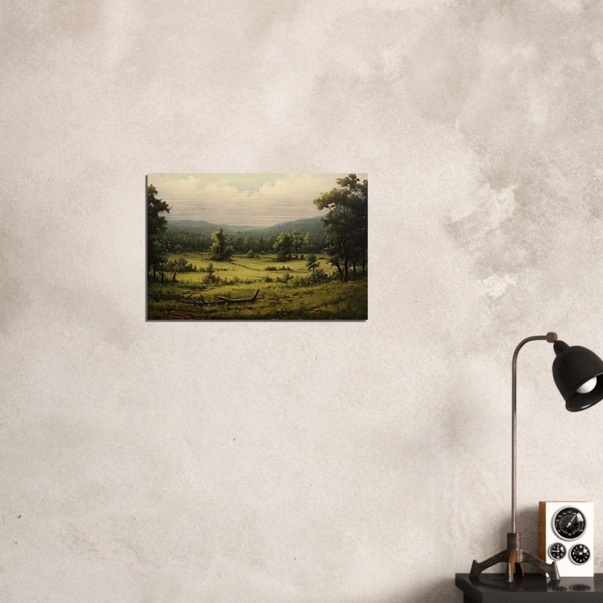 Countryside Landscape Wall Art - Brushed Aluminum Print - 40x60 cm / 16x24″ - 