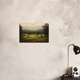 Countryside Landscape Wall Art - Brushed Aluminum Print - 40x60 cm / 16x24″ - 