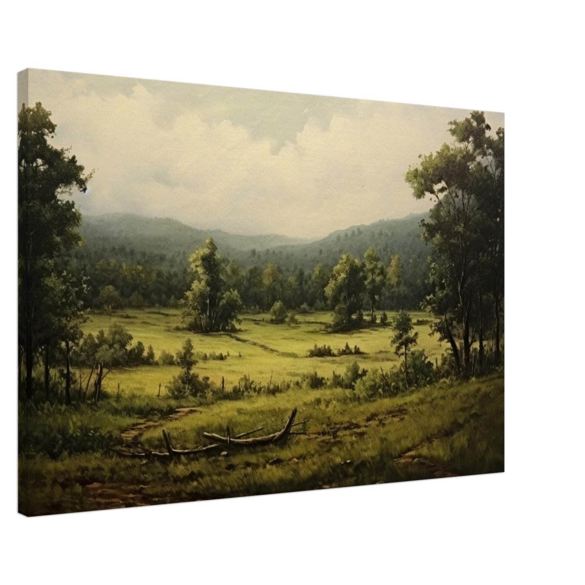 Countryside Landscape Wall Art - Canvas - 60x90 cm / 24x36″ - Slim