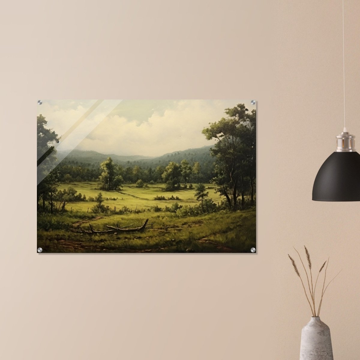 Countryside Landscape Wall Art - Acrylic Print - 70x100 cm / 28x40″ - 