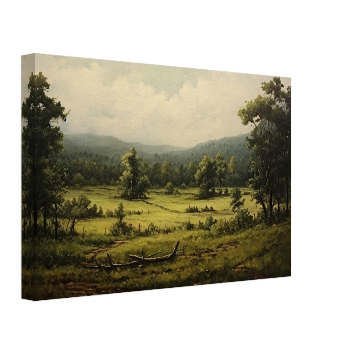 Countryside Landscape Wall Art - Canvas - 30x45 cm / 12x18″ - Thick