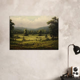 Countryside Landscape Wall Art - Brushed Aluminum Print - 70x100 cm / 28x40″ - 