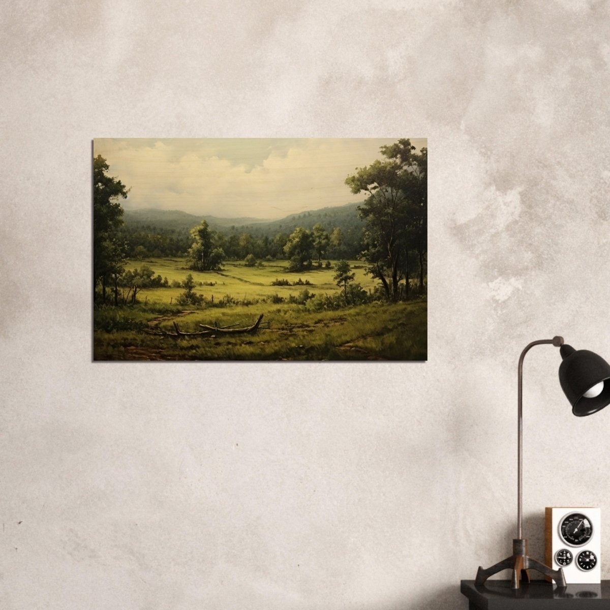 Countryside Landscape Wall Art - Wood Prints - 60x90 cm / 24x36″ - 10 mm