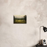 Countryside Landscape Wall Art - Brushed Aluminum Print - 30x45 cm / 12x18″ - 
