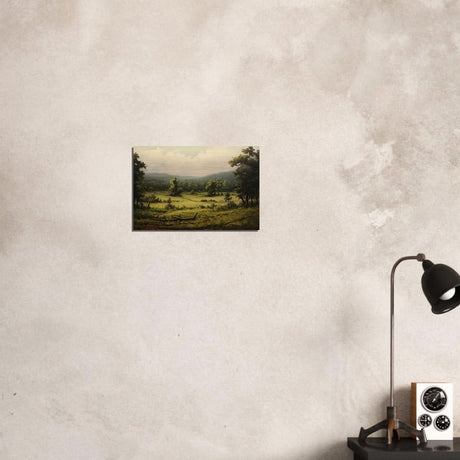 Countryside Landscape Wall Art - Brushed Aluminum Print - 30x45 cm / 12x18″ - 