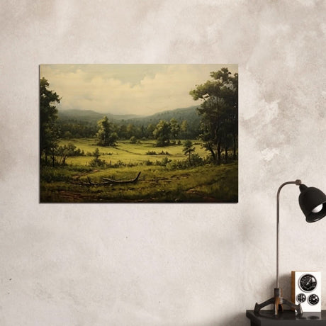Countryside Landscape Wall Art - Wood Prints - 70x100 cm / 28x40″ - 20 mm
