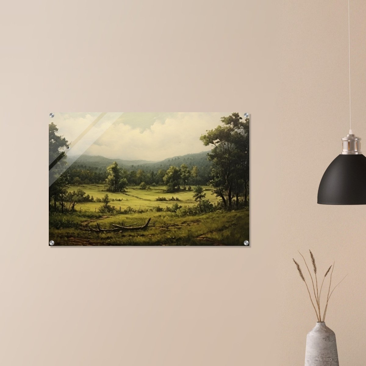 Countryside Landscape Wall Art - Acrylic Print - 60x90 cm / 24x36″ - 