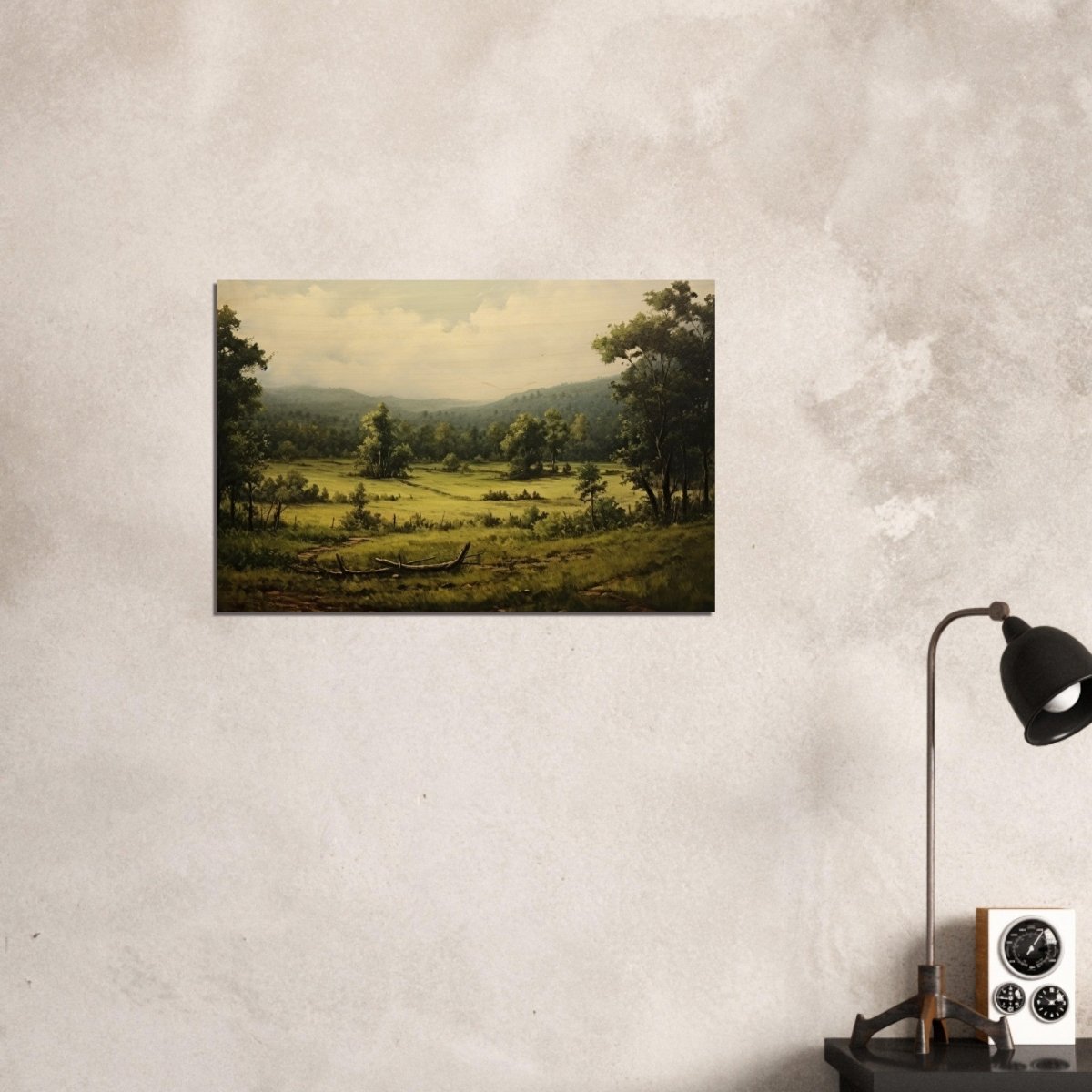 Countryside Landscape Wall Art - Wood Prints - 50x75 cm / 20x30″ - 20 mm