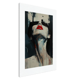 Crimson Silence – Abstract Expression of Desire - Canvas (Imperial) - 28x40″ / 70x70 cm - 