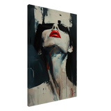 Crimson Silence – Abstract Expression of Desire - Canvas - 60x90 cm / 24x36″ - 