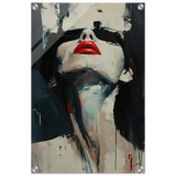 Crimson Silence – Abstract Expression of Desire - Acrylic Print - 40x60 cm / 16x24″ - 