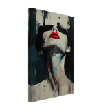 Crimson Silence – Abstract Expression of Desire - Canvas - 30x45 cm / 12x18″ - 