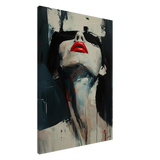 Crimson Silence – Abstract Expression of Desire - Canvas - 70x100 cm / 28x40″ - 