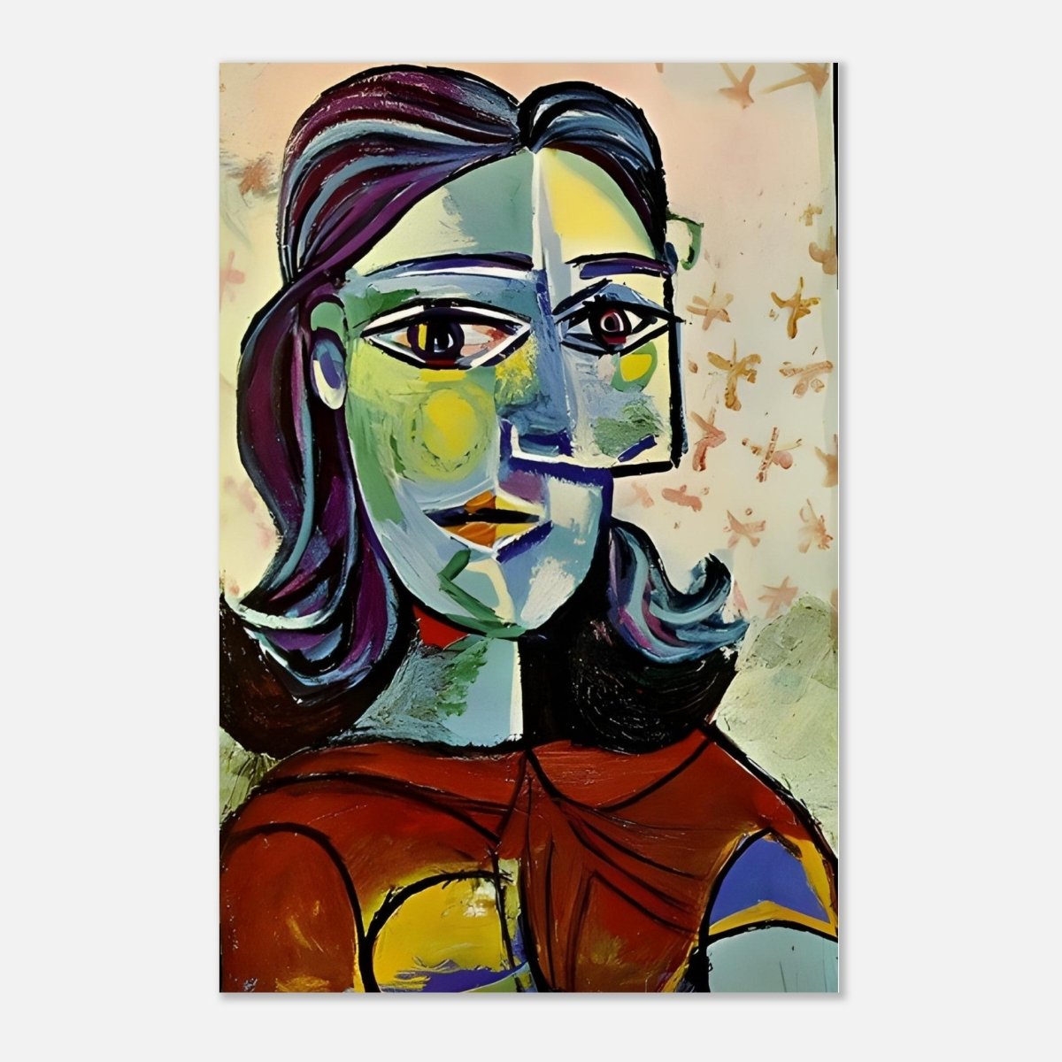 Cubism By Pablo Picasso 1939 - Aluminum Print - 60x90 cm / 24x36″ - 
