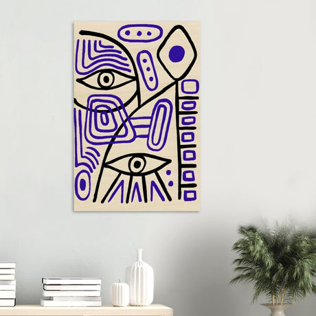Cubism by Pablo Picasso - Wood Prints - 60x90 cm / 24x36″ - 10 mm