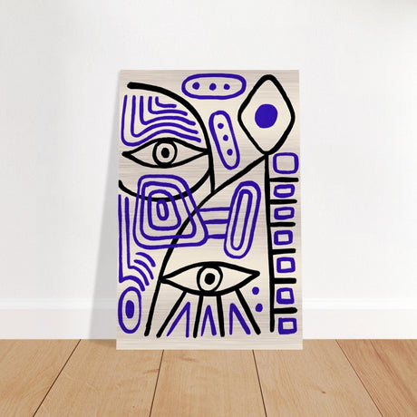 Cubism by Pablo Picasso - Brushed Aluminum Print - 60x90 cm / 24x36″ - 