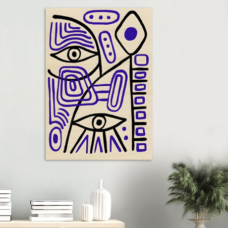 Cubism by Pablo Picasso - Wood Prints - 70x100 cm / 28x40″ - 10 mm