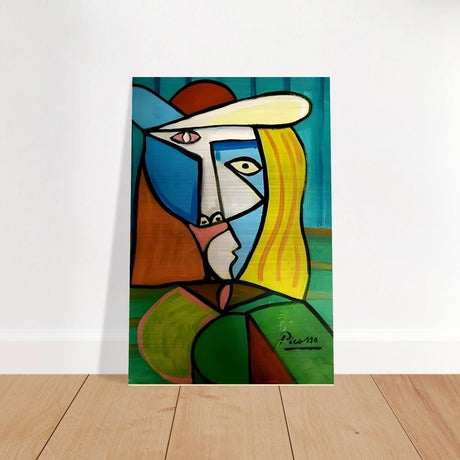 Cubism Wall art print by Pablo Picasso - Brushed Aluminum Print - 30x45 cm / 12x18″ - 