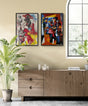 Cubist Harmony: Picasso - Inspired Duo - Canvas - 30X45 CM / 12X18″ - 
