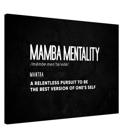  motivational wall art mamba mentality
