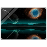 celestial reflections a portal beyond the stars wall art print30x45 cm / 12x18″Fine Art Poster