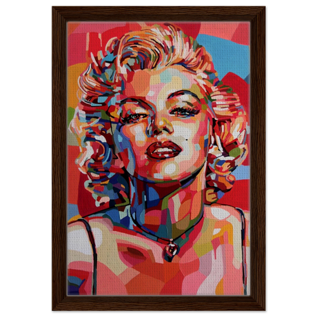 monroe mosaic wall art print60x90 cm / 24x36″Framed Canvas