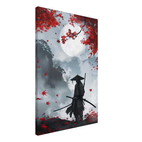 pop art wall art print japanese samurai 1