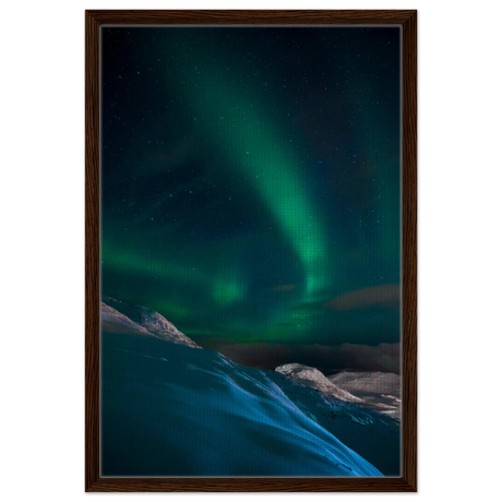celestial veil dancing lights over arctic silence fine art photography northern lights wall art print40x60 cm / 16x24″Acrylic Print