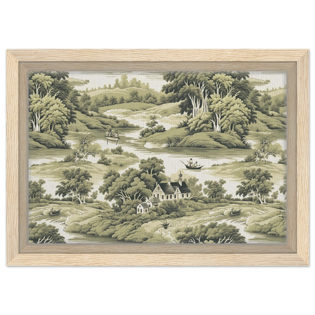 whispers of the countryside vintage scenic wall art print30x45 cm / 12x18″Canvas