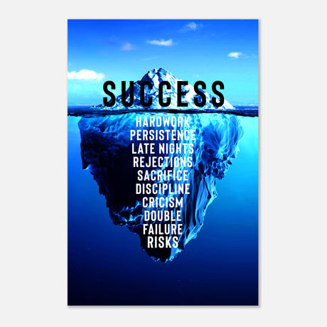 da vinci motivational wall art success 3
