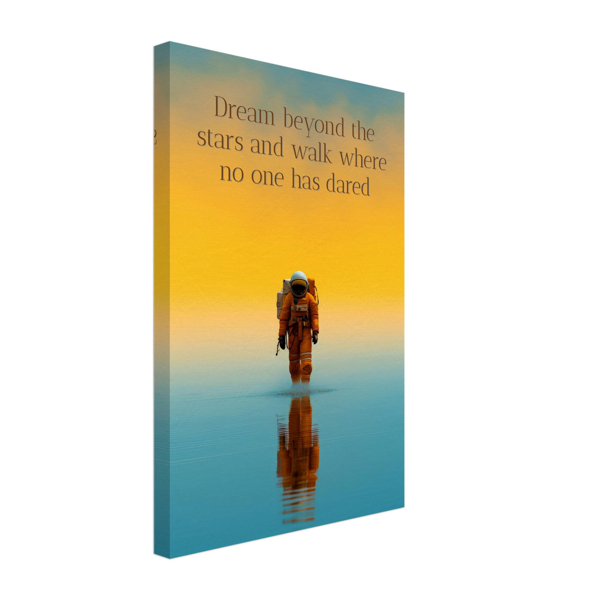 da vinci motivational wall art dare