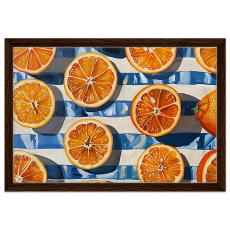 citrus splash wall art print20x30 cm / 8x12″Framed Canvas