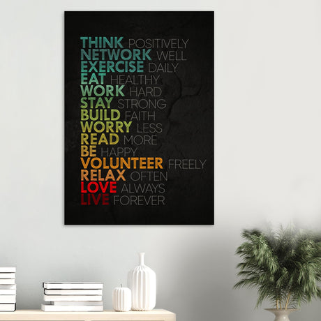 da vinci motivational wall art think