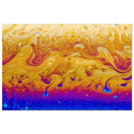 Lava Dreamscape â€“ Fluid Abstract Wall Art PrintWood Prints20x30 cm / 8x12â€³