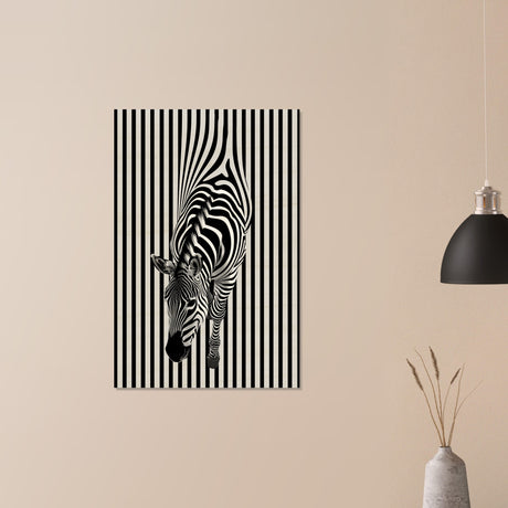  minimalist wall art wildlife zebra