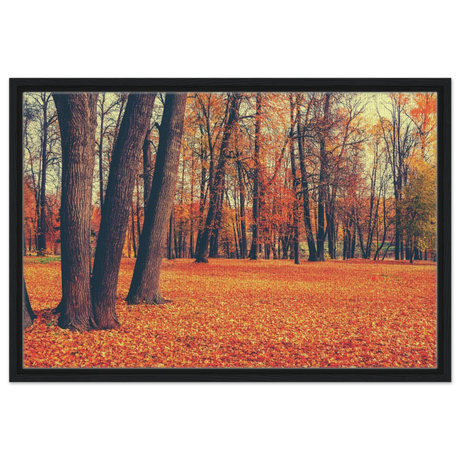 golden silence in autumn a tranquil forest escape wall art print50x75 cm / 20x30″Canvas