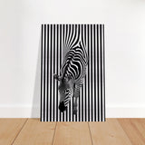  minimalist wall art wildlife zebra