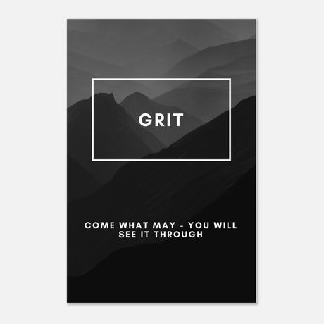  motivational wall art grit