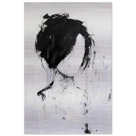 Da Vinci Abstract Art Wall art print | Abstract Expressionism - Brushed Aluminum Print - 50x75 cm / 20x30″ - 